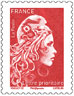 Tarifs postaux 2022 - La Poste - timbre rouge